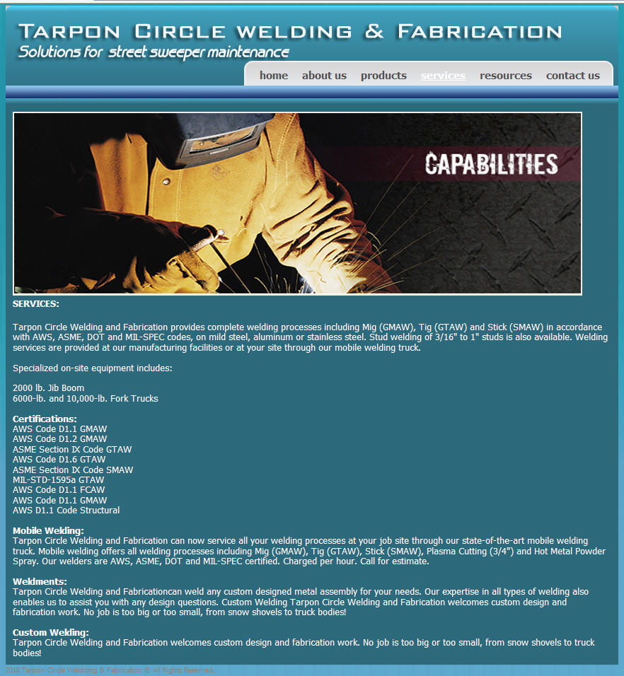 Tarpon Welding and Fabrication